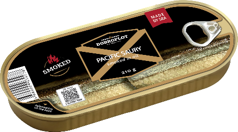 Smoked Pacific Saury in oilя