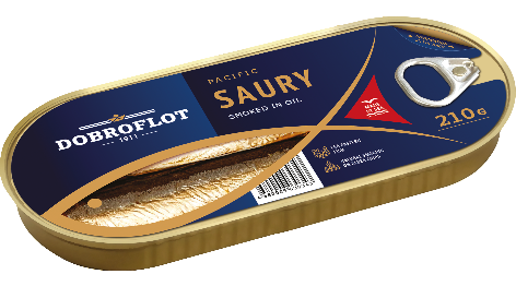 Smoked Pacific Saury in oil