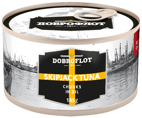 Skipjack Tuna Chunks in oilя