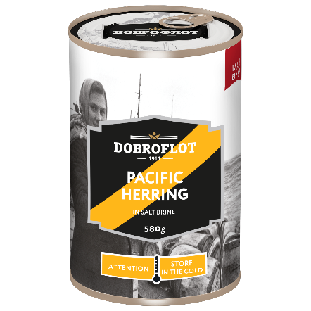 Preserved Pacific Herring in salt brine