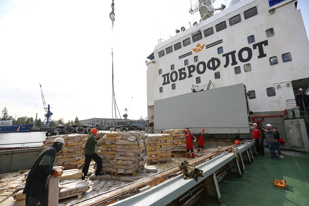 В Архангельск доставили три тысячи тонн красной рыбы по Севморпути