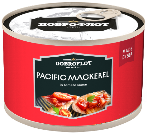 Pacific mackerel in tomato sauce