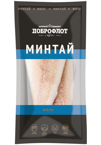 Филе минтая Тихоокеанского без кожи 